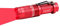 L'lysColors - ROTLICHT LED Taschenlampe 3 Modus Zoomable LED Rotlicht Taschenlampe