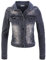 Rock Creek Damen Jeans Jacke Übergangs Jacke Denim Blouson Stretch Kurz Classic Jeansjacken Urban Stonewash D-401 Grau XXL