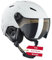 Black Crevice Skihelm Vail mit Visier, matt weiß/Silber, L (58-61 cm)…