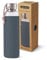 BLACK + BLUM - Filtre à Eau à Charbon - Tradition Japonaise - Durée de Vie 6 Mois - Matériaux Naturels - Verre, Acier Inoxydable, Nylon, Polypropylène, Silicone - Couleur Ardoise - 600ml