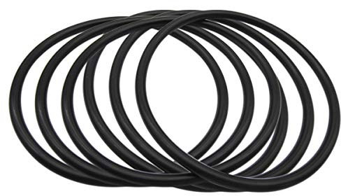 CKPSMS Cinturón elástico de motor de máquina de coser con el perímetro que va desde 13(330mm) a 15 (380mm) y diámetro 3/16(5mm) Compatible con máquina de coser doméstica de marca SINGER (6 piezas)