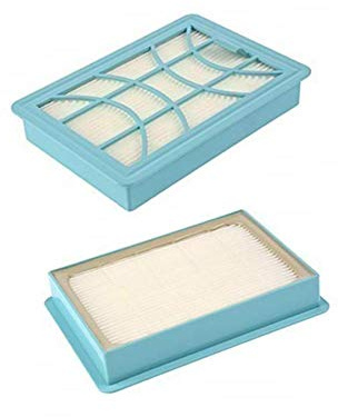 HEPA Filter (Allergie) H11 für u.a. Philips PowerPro Expert waschbar blau Staubsauger FC6042/01, FC604201