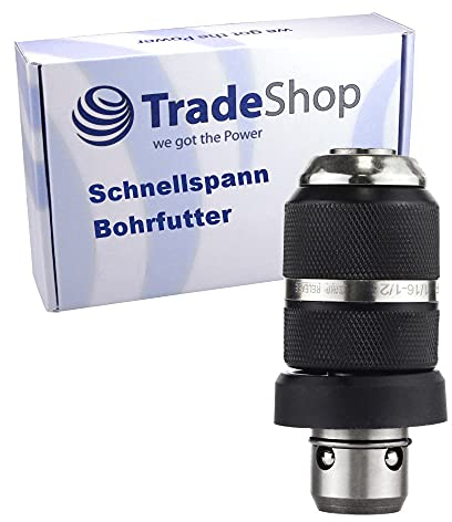 Trade-Shop Schnellspann-Bohrfutter Wechselfutter Metall Ersatz für Würth Bosch BTI Berner Spit Bohrhammer/Vollbohrer Holzbohrer Metallbohrer