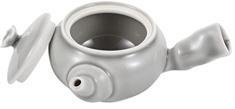TOPBATHY Cerámica Japonesa Kyusu Tetera Tetera: Classic Tea Pot Lado COREAN Porcelana Kung Fu Tetera MAKETER MINO Ware KYUSU TEAPOT TEAPOT TEOTLE TEETTLE STOVETOP tee HETTLE