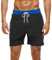 Arcweg Men's Dark Blue/Black Swim Trunks with Zipper Pockets, Mesh Lining, Quick Dry, M(UK)