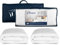 DormiGood – Bettdecken Set – 2X Hochwertige Sommerdaunendecke 135x200 - Sommerdecke 135x200 cm - 100% Daunen - Atmungsaktive Daunendecke für den Sommer - Inlay aus Baumwolle