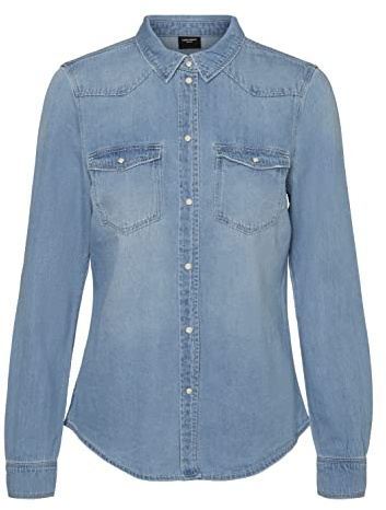 VMMARIA LS Denim Slim Shirt Mix New NOOS