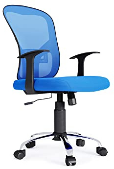 Alphason Tampa Office Chair Blue, 62x62x109cm (DxWxH)