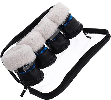 BCOATH - Hundeschuhe – 4 Haustierschuhe Mit Stiefelschutz Für Drinnen Und Draußen
