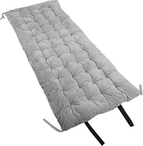REDCAMP XL Weich Campingbett Feldbettauflage 190 x 70 cm,Martratze für Feldbett Klappbar,Bequem Gut Dicke Baumwollauflage mit Hochwertiger Polyesterfüllung Schlafmatratze Pad,Grau Dicker