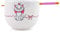 Disney The Aristocats Marie 20-Ounce Ceramic Ramen Bowl and Chopstick Set