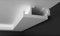 PROVISTON | Lichtleiste | Indirekte Beleuchtung | Zierleiste | 195 x 80 x 1150 mm | XPS | Weiß | Hochwertig | Stuckleiste | Modern | Robust | Langlebig | Stoßfest | 1.15 Meter
