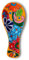 ELTRICOLOR Mexikanische Löffelablage – Talavera Löffelablage – handgefertigte Keramik-Löffelablage – bunter Talavera Utensilienhalter – farbige Löffelablage aus Keramik, spezielle mexikanische