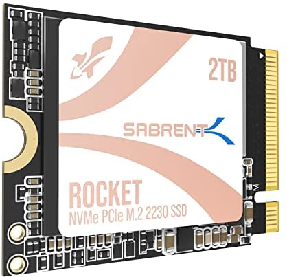 SABRENT SSD NVMe 2To Rocket Q4 2230 NVMe 4.0, Haute Performance Disque SSD 2To PCIe 4.0 M.2 2230 Compatible avec Steam Deck, ASUS Rog Ally, Mini PC (SB-213Q-2TB)