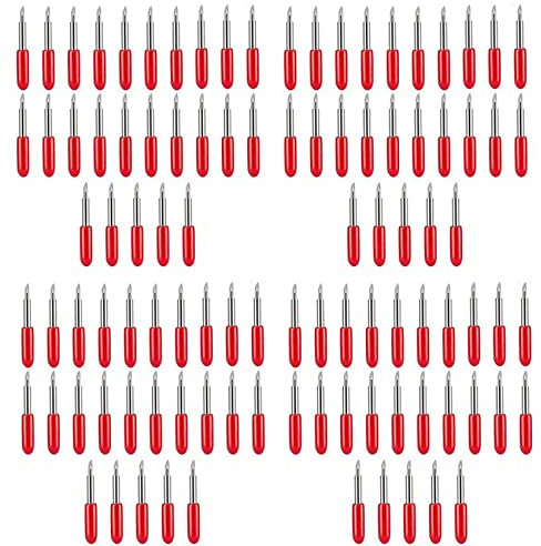 YUMIN 100 Stück 45 Grad für Schneiden Plotter Vinyl Messer Klinge Klinge Härte Wolfram Karbid