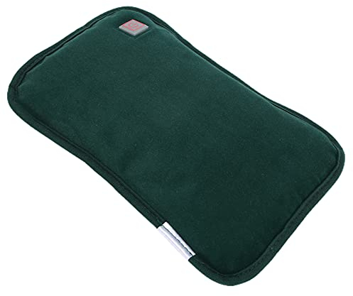Beheiztes Handwärmerkissen, Handwärmer, Wasserdicht, Elektrisches Heizkissen, USB-Stecker, Handwärmer-Taschentasche, Warmwasser-Pad-Pack, Kabellos, Wiederverwendbar, (Dunkelgrün)