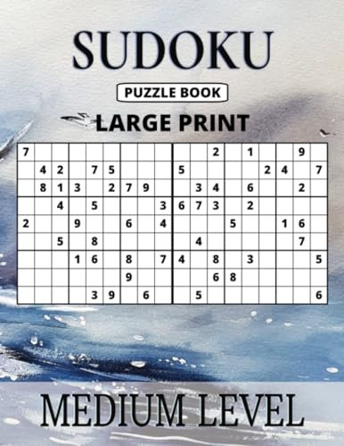 Sudoku Medium Level Puzzle Book: Medium Only Classic Sudoku
