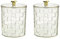 TSQZE 3 Stück Wattestäbchen Behälter Bathroom Organizer Wattestäbchen Aufbewahrung, Acryl Box Mit Deckel Wattepads Aufbewahrung Transparent, Für Toilette Badezimmer Schlafzimmer (Stil B)