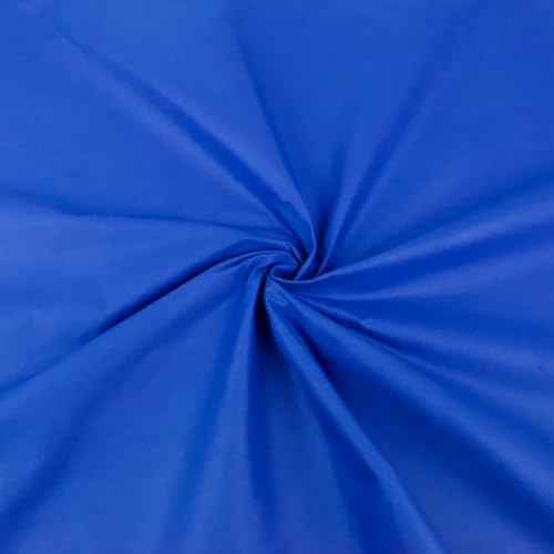 Textrend Baumwollstoff Stoffe Meterware - Stoff zum Nähen - 100% Baumwolle - Weiches Antiallergisches Material - Textilien 1x1.6m - Stoffe Meterware (Kornblumenblau)