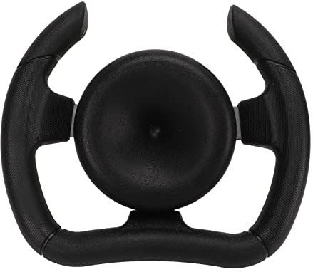 Tomotato 10,9 Zoll Rennlenkrad, Kart Lenkrad mit 5,3 Zoll Adapter, 3 Loch PU Aluminium Gaming Lenkrad für Rennen/Rallye/Motorsport/Car SIM Fahren