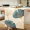 Tischläufer Modern Wohnzimmer Tischläufer Dekoration Tischwäsche Gold Ginkgo Biloba Tischläufer Outdoor Tischläufer Polyester Tischdecke Tischsets Tischwäsche Matte für Esstisch Dekor 33x183cm