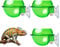 MEISH 3-Piece Reptile Feeder Set - Suction Cup Anti-Escape Bowls for Lizard, Chameleon & Gecko