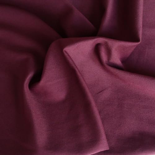 TOLKO Baumwoll-Jersey Stoff für Shirt Kleid Rock | Weich Blickdicht knitterarm elastisch | 150cm breit Jersey Baumwollstoff Jersey Stoff Meterware Stoffe zum Nähen