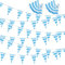 30m Oktoberfest Deko Wimpelkette Blau Weiß Girlande, 3 Stück 10m Oktoberfest Wimpelkette Bayrische Deko, Flagge 20x30 cm für Oktoberfest Bayrische Dekoration für Bierfest Innen Outdoor Hausgarten