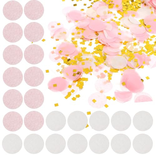 STOBOK Rundes Konfetti 1 Packung Konfetti-Punkte-Einsätze Papierkreis- Tisch Metallische Folienstücke Ballonfüller Für Hochzeit Geburtstag Partyzubehör 50 G
