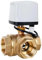 LIUCH 1/2 3/4 1 1-1/4 1-1/2 3-Wege IP65 wasserdichter motorisierter Kugelhahn 3-Draht 2 Steuerung T/L Typ Messing elektrischer Kugelhahn(3/4,L Type_24VDC)