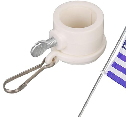 Yiohejy Fahnenmast-Clips, Fahnenmast-Montageschlaufe mit Karabiner