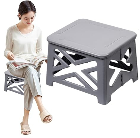 Toilettes de camp - Toilettes de salle de bain portables avec couvercle - Capacité de charge de 100 kg - Pot de voyage pour adulte - Compact - Pour le camping, la randonnée, la pêche