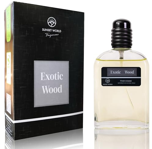 Exotic Wood - Kompatibel mit Oud Wood di Tom Ford. Eau de Cologne Intensiv 100 ml, Parfum Herren, Äquivalentes Parfüm