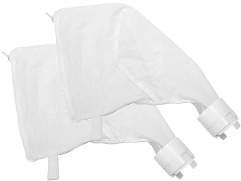 IWOWHERO 2 pièces Filtre Réutilisable pour Robot Piscine Compatible 360 380 Pochette Zippée Facile à Installer et Résistante pour Nettoyage du Bassin Lot de 2