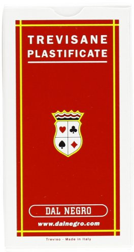 Dal Negro 10001 - Trevisane Carte da Gioco Regionali, Astuccio Rosso