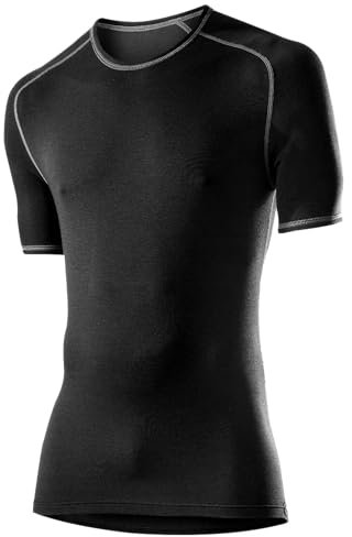 Löffler Herren Unterhemd Shirt Transtex Warm Ka, schwarz, 52