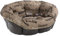 Ferplast Hundekissen, Hundebett und Katzenbett SOFA 'CUSHION 6 Kissen für Haustiere, gepolsterter Bezug, weiche waschbare Baumwollpolsterung, verstellbar mit Gummizug, 73 x 55 x h 27 cm braun