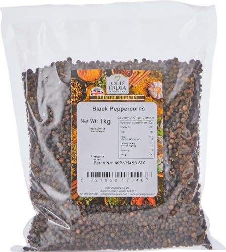 Old India Black Pepper Corns TGEB 1kg