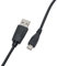Slabo Ladekabel Micro USB für HTC One A9 / A9s / S9 Datenkabel Verbindungskabel Sync-Kabel - SCHWARZ | Black
