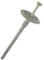 Befestigungsmaterial WKRET-MET 100 STK. Dübel ∅ 10 mm Dämmstoffdübel Tellerdübel Schlagdübel Kunststoffnagel glasfaserverstärkt (FIXPLUG ∅ 10 x 160 mm)