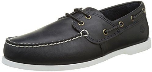 Timberland Cedar Bay (Wide fit)', Náuticos para Hombre, Azul (Navy Galloper Full Grain), 42 EU