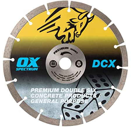 OX Spectrum Premium Double Six Diamond Blade - GP - 230/22.23mm