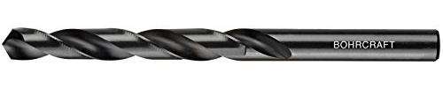Bohrcraft 11190100175 BOC-11190100175 Spiralbohrer DIN 338 HSS-G schwarz Split Point Typ N, 1,75 mm Profi Basic Quadro-Pack, 10 Stück, 1 V