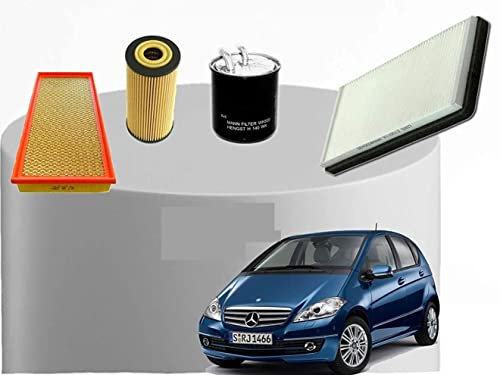 KIT TAGLIANDO 4 FILTRI CLASSE A 180 CDI W169 80KW DAL 2006 -> 2008