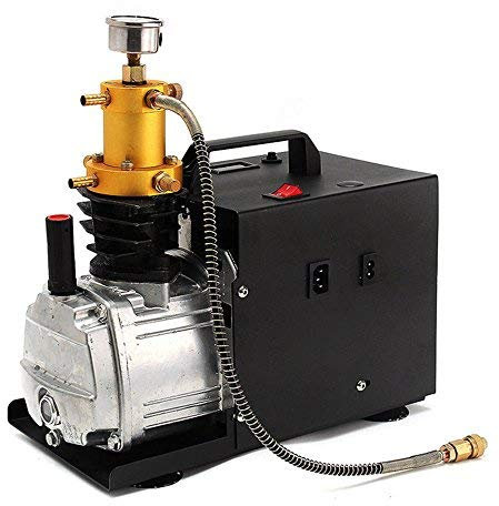 Compresseur d'air à haute pression 1800W électrique compresseur d'air de PCP 40MPA, 4500PSI avec le manomètre lumineux Pompe à Haute Pression DHL！