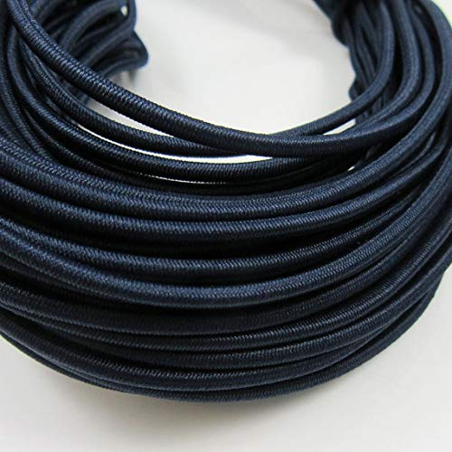 Navy Blue Elastic 3mm Bungee Cord Shock Cord - 5 Meters