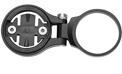 Ahead Halterung,Fahrradhalterung Aluminium Multifunktionale Fahrradgriff Verlängerungsstand Einstellbarer Fahrrad Kilometerzähler Extender Stand für/Bryton(Schwarz für)