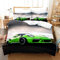 AYMAYO Bettwäsche-Set 135 x 200 cm mit Mode Cool-Sportwagen Motiv - Weich Bequem Mikrofaser Bettbezug und Kissenbezug