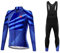 Uglyfrog Damen Radtrikot Set Fahrrad Trikot Langarm & Radhose mit Sitzpolster Fahrradbekleidung MTB Sportanzug Fleecefutter für Herbst Winter