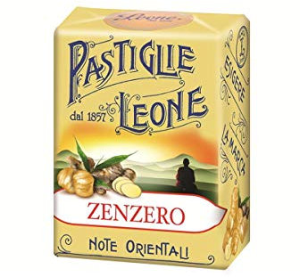 Pastiglie Leone ZENZERO | Le mitiche Pastiglie Senza Coloranti Artificiali e Senza Glutine | Confezione da 10 Astucci tascabili da 30g
